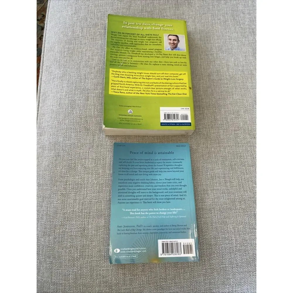 The Diet Fix: Why Diets Fail Yoni Freedhoff Just A thought Amy Johnson Book Lot
